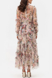 Serena Ruffle Maxi Dress