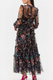 Serena Ruffle Maxi Dress