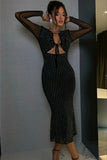 Georgia Sparkle Midi Dress