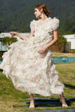 Maxine Floral Embroidery Sleeveless Maxi Dress