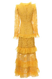 Clara Tiered Ruffle Midi Dress