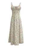 Floral Bustier Midi Dress