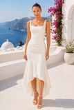 Floral Textured Corset Mermaid Gown