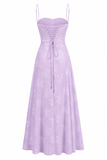 Butterfly Applique Maxi Slip Dress