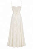 Butterfly Applique Maxi Slip Dress