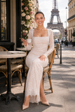 Lace Maxi Dress with Matching Shrug