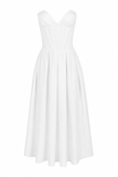 Lady Strapless Midi Dress