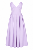 Lady Strapless Midi Dress