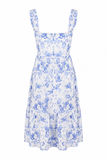 Floral Bustier Midi Sundress
