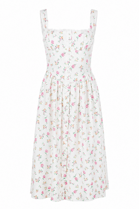 Tatiana Rose Print Midi Sundress