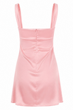 Square Neck A-Line Mini Dress