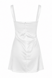 Square Neck A-Line Mini Dress