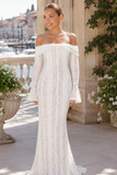 Belle Floral Lace Off Shoulder Maxi Dress