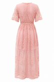 Boho Lace Maxi Dress