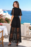 Boho Lace Maxi Dress