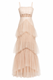 Jasmine Mesh Corset Gown
