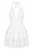 Deanna Floral Halter Dress