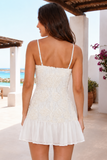 Elowen 3D Floral Lace Slip Dress