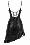 Sequin Cowl Neck Dress