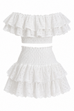 Jessica Bara Vanessa Ruffle Set