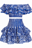 Jessica Bara Vanessa Ruffle Set