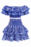Jessica Bara Vanessa Ruffle Set
