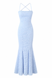 Vivian Lace Up Back Maxi Dress