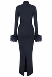 Arianna Ruffle Sleeve Maxi Dress
