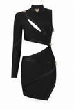 Valentina One Shoulder Cutout Bandage Dress