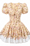 Elowen Floral Corset Mini Dress