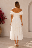 Sophia Tulle Tiered Midi Dress