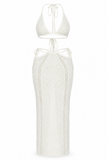 Ariana Hollow Mesh Cover Up Matching Set