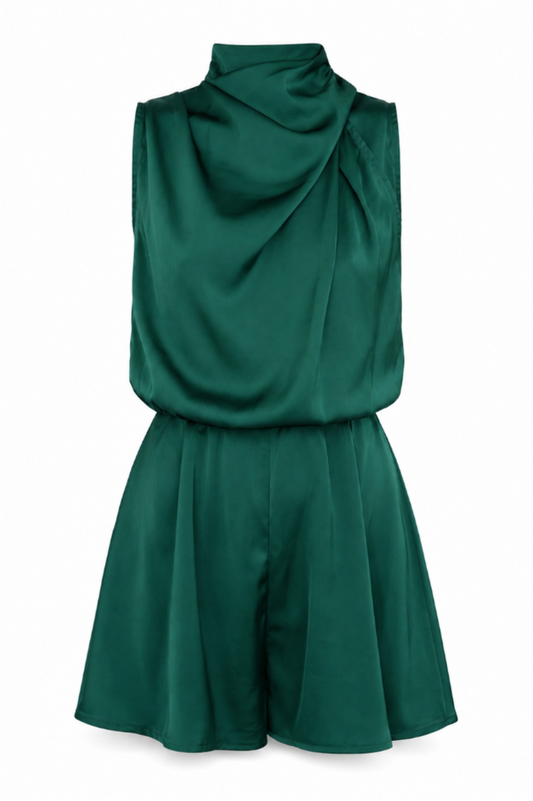 Mia Satin Short Romper