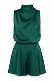 Mia Satin Short Romper