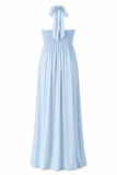 Hannah Pastel Blue Maxi Dress