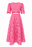 Valentina Floral Lace Two Piece Set