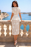 Rosalie Belted Midi Dress