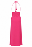Soraya Floral Halter Cowl Maxi Dress