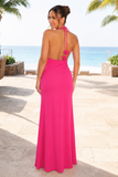 Soraya Floral Halter Cowl Maxi Dress