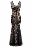 Madeline Sequin Mermaid Formal Maxi Dress