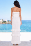 Clara Spaghetti Strap Ruffle Tiered Maxi Dress