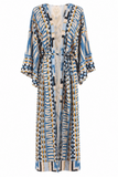 Tahlia Open Front Long Beach Kimono Robe