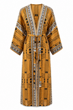Tahlia Open Front Long Beach Kimono Robe