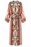Tahlia Open Front Long Beach Kimono Robe