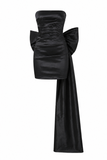 Elena Satin Strapless Two Way Dress