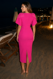 Madeline Knitted Embellished Midi Dress