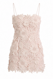 Zoe 3D Floral Lace Mini Dress