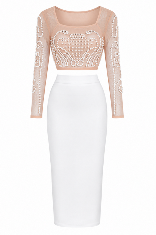Natalia Pearl Mesh Bandage Set