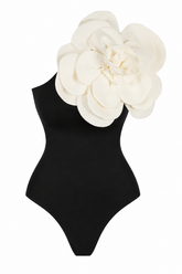 Camellia 3D Floral Swimsuit Set