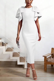 Madeline Knitted Embellished Midi Dress